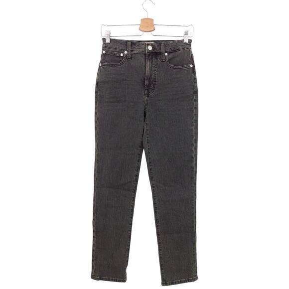 NWT Madewell Women's Black Lunar Wash The Perfect‎ Vintage Jeans Size 24 - Picture 1 of 9